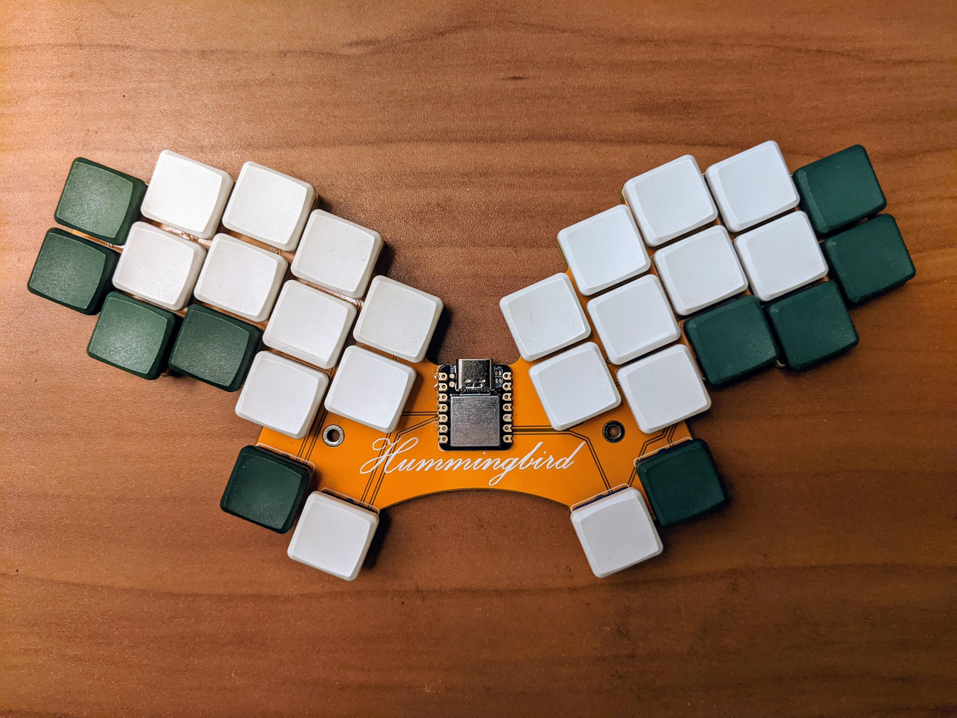 Un exemple de clavier « hummingbird »